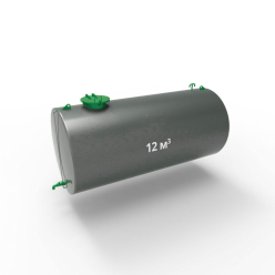 Фото резервуара (емкости) горизонтального стального РГС (РГСН) 12 м3 Резервуар (емкость) горизонтальный стальной РГС (РГСН) 12 кубов