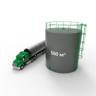Резервуар (емкость) РВС 500 м3 вертикальный