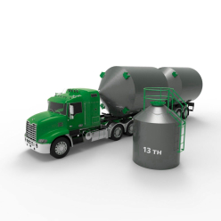 Фото металлического силоса с плоским дном 10 кубов (13 тонн) Металлический силос с плоским дном 10 м3 (13 тн)